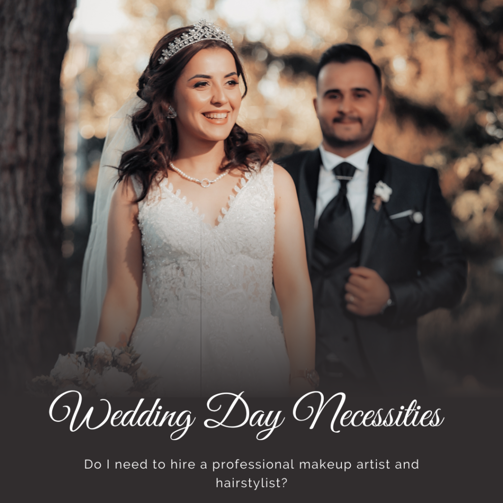 professional bridal hairstylist and makeup artists